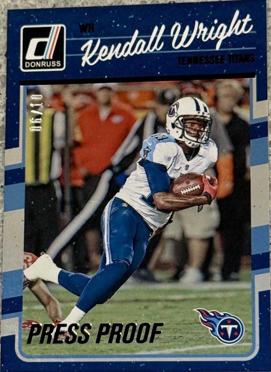 Kendall Wright [Press Proof Black] #285