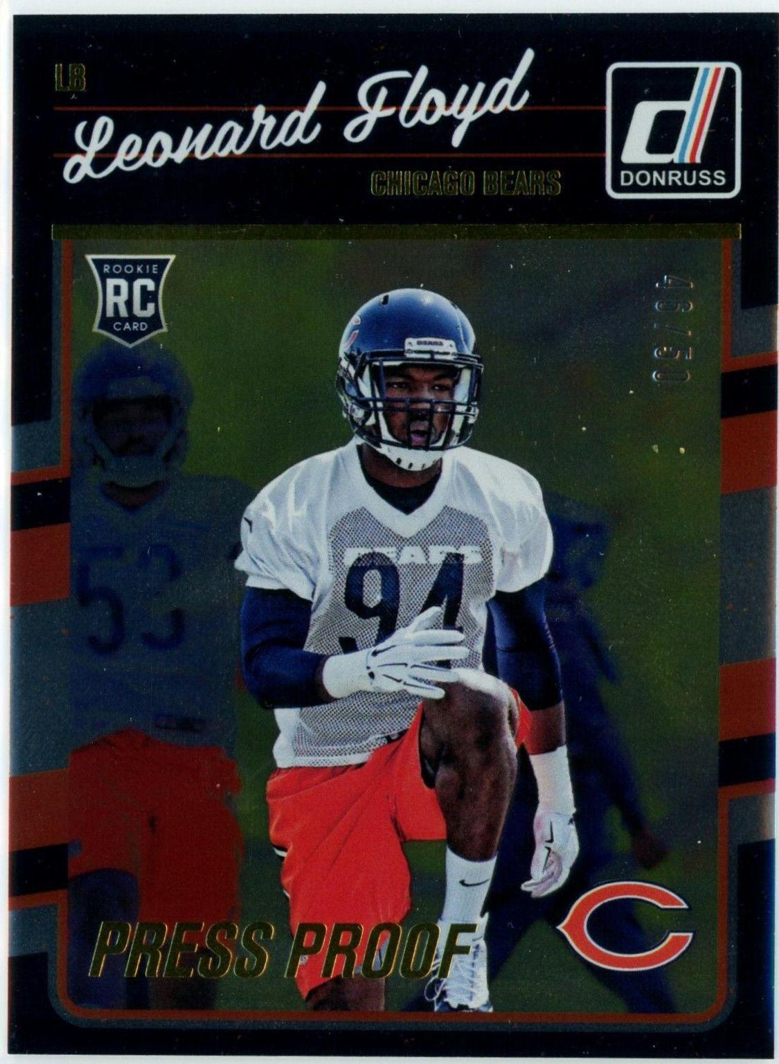 Leonard Floyd [Press Proof Gold] #330