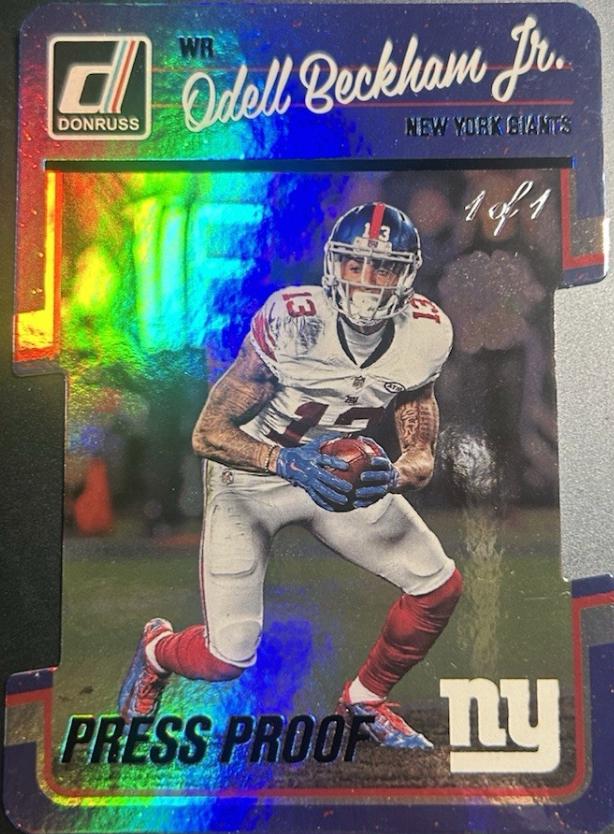 Odell Beckham Jr. [Press Proof Silver Die Cut] #203
