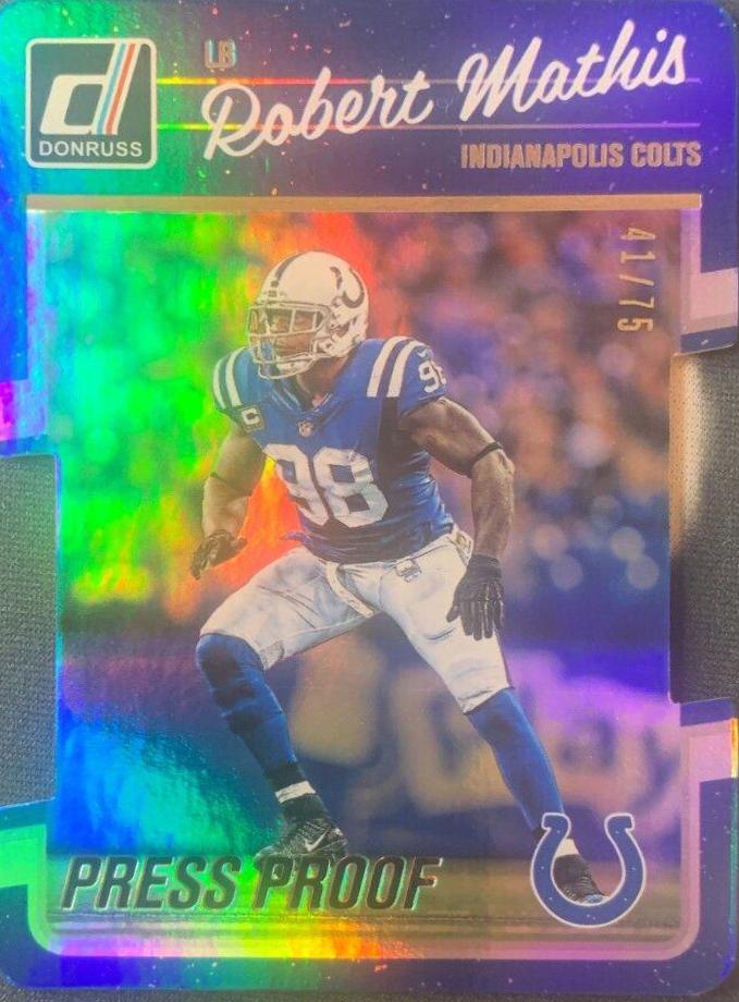 Robert Mathis [Press Proof Silver Die Cut] #130