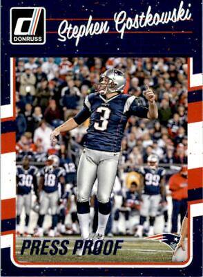 Stephen Gostkowski [Press Proof Blue] #186