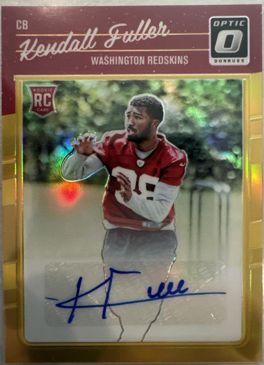 Kendall Fuller [Autograph Gold] #127