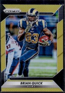 Brian Quick [Gold Prizm] #123