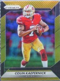 Colin Kaepernick [Gold Prizm] #143