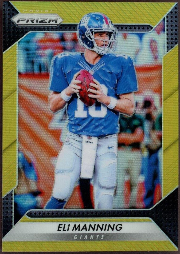 Eli Manning [Gold Prizm] #186