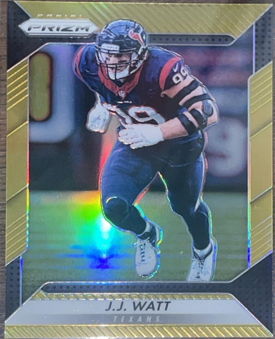 J.J. Watt [Gold Prizm] #75