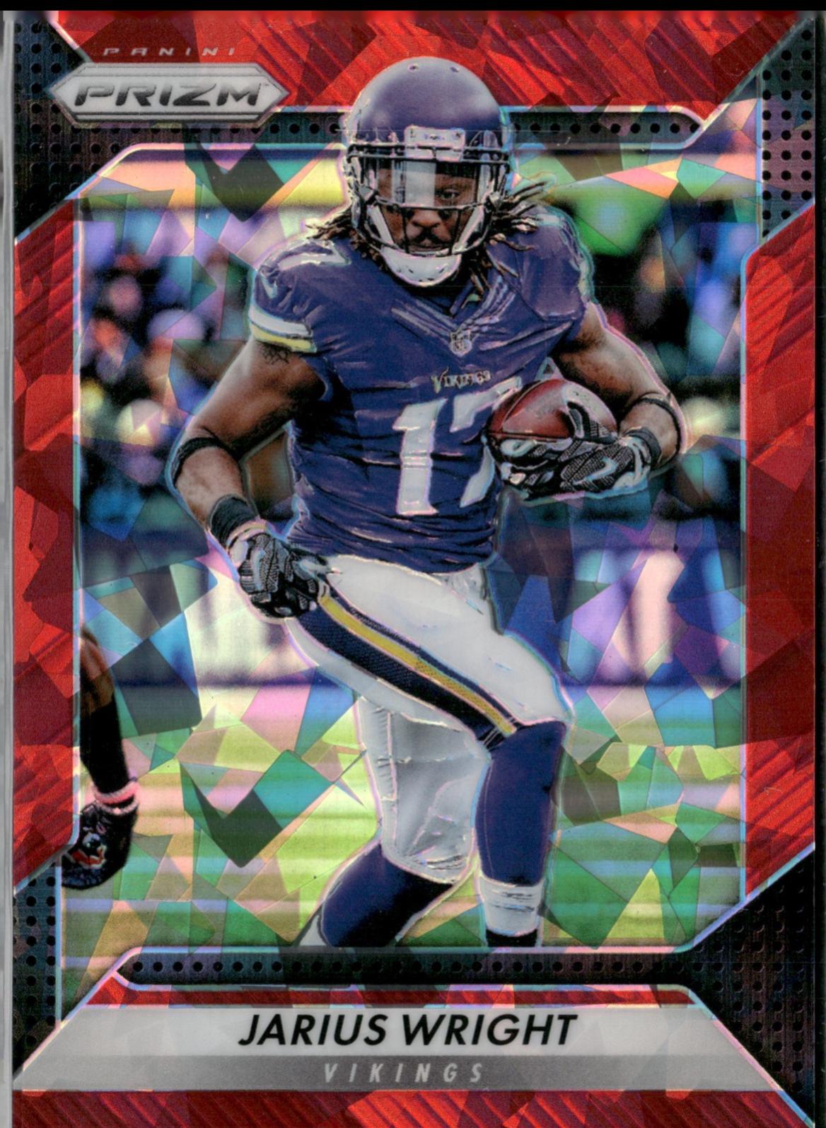 Jarius Wright [Red Crystals Prizm] #179