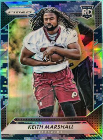 Keith Marshall [Camo Prizm] #261