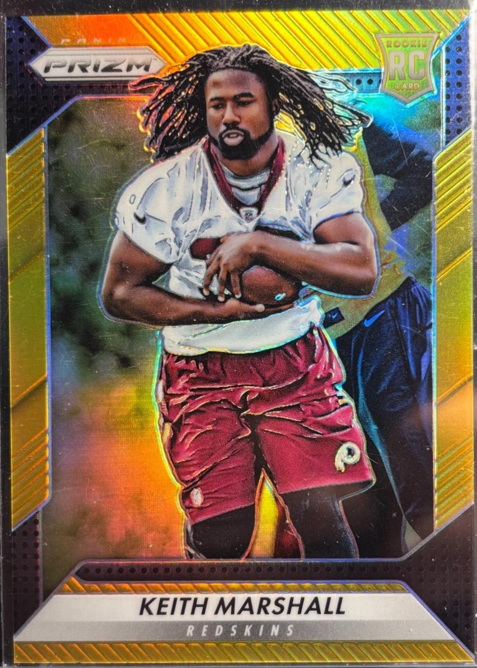 Keith Marshall [Gold Prizm] #261