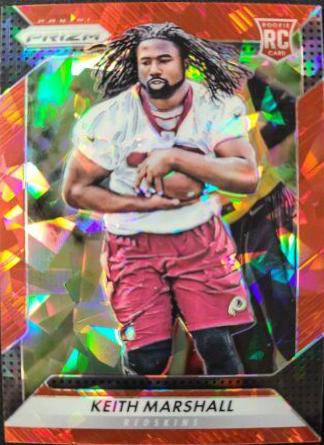 Keith Marshall [Red Crystals Prizm] #261