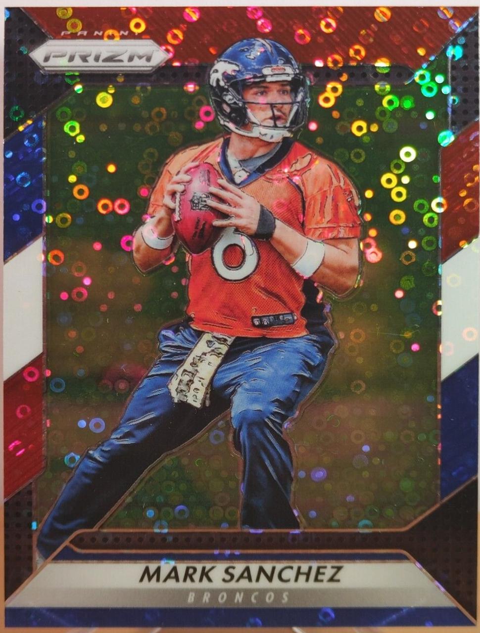 Mark Sanchez [Red White and Blue Disco Prizm] #104