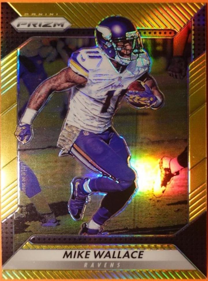 Mike Wallace [Gold Prizm] #58