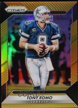Tony Romo [Gold Prizm] #126