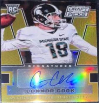 Connor Cook [Autograph Gold Prizm] #103