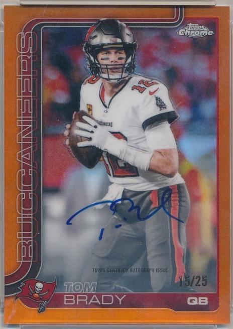 Tom Brady [Orange Refractor] #CLA-TB