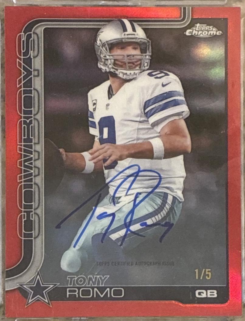 Tony Romo [Red Refractor] #CLA-TR