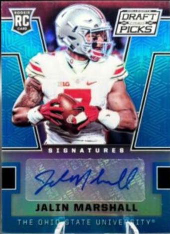 Jalin Marshall [Autograph Blue Prizm] #198