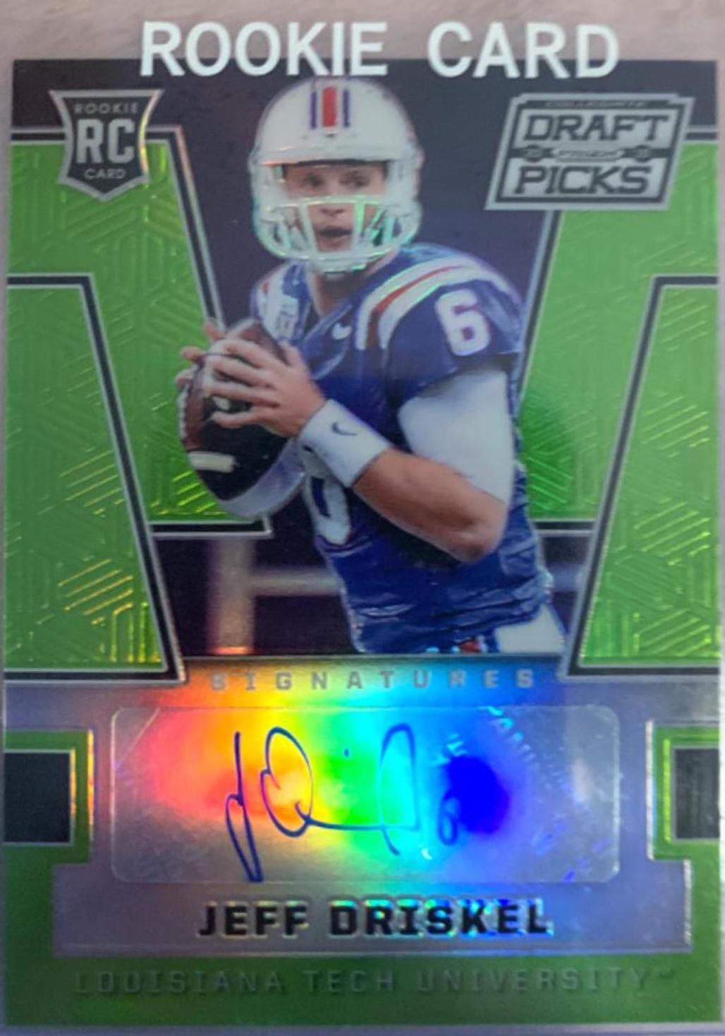 Jeff Driskel [Autograph Green Prizm] #271