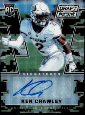 Ken Crawley [Autograph Camo Prizm] #281