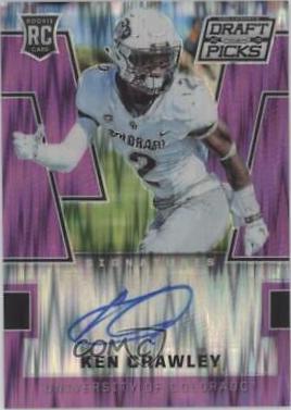 Ken Crawley [Autograph Purple Flash Prizm] #281