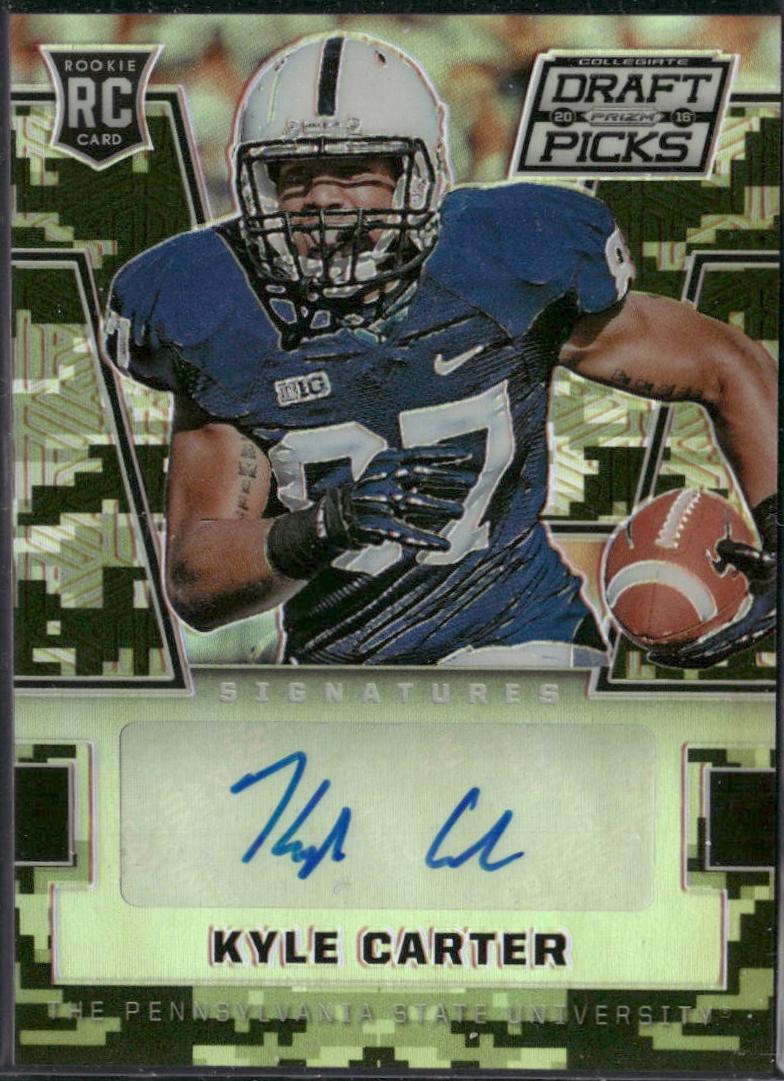 Kyle Carter [Autograph Camo Prizm] #151