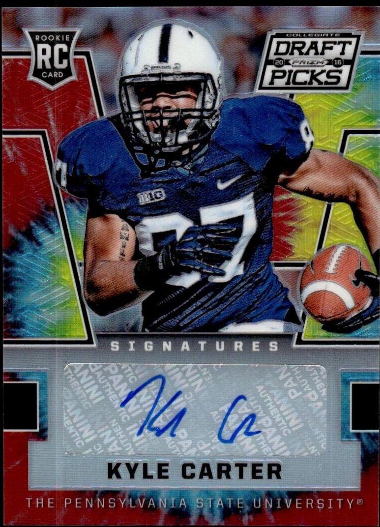 Kyle Carter [Autograph Tie Dyed Prizm] #151