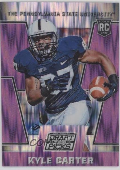 Kyle Carter [Purple Flash Prizm] #151