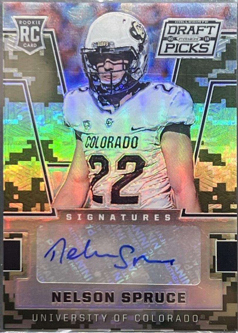 Nelson Spruce [Autograph Camo Prizm] #135