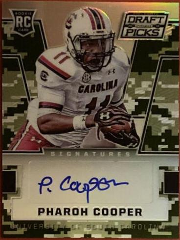 Pharoh Cooper [Autograph Camo Prizm] #120