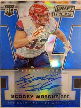 Scooby Wright III [Autograph Blue Prizm] #266
