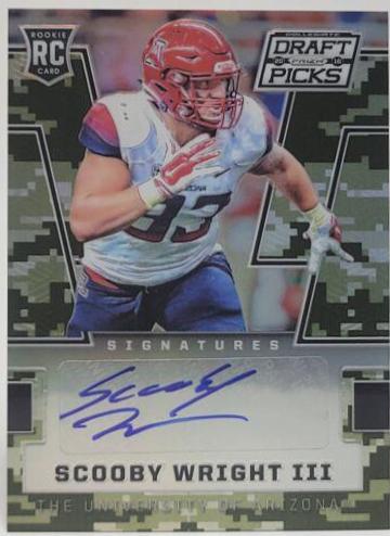 Scooby Wright III [Autograph Camo Prizm] #266