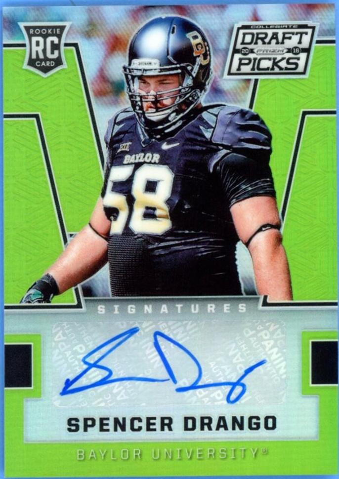 Spencer Drango [Autograph Green Prizm] #252