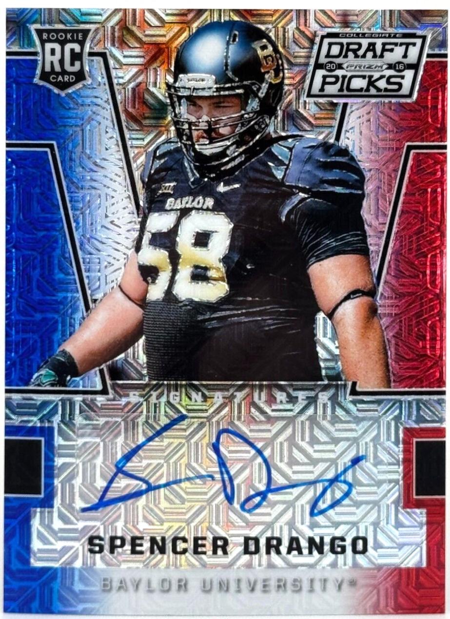 Spencer Drango [Autograph Red White and Blue Mojo Prizm] #252