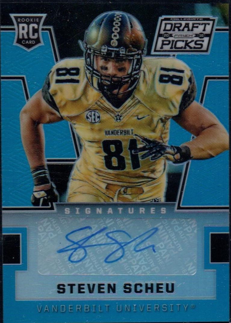 Steven Scheu [Autograph Blue Prizm] #196