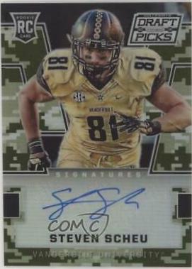 Steven Scheu [Autograph Camo Prizm] #196