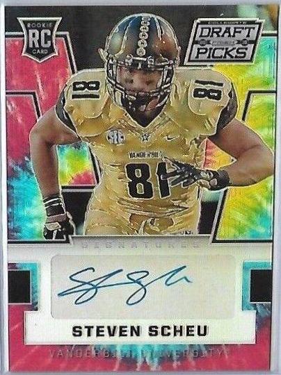 Steven Scheu [Autograph Tie Dyed Prizm] #196