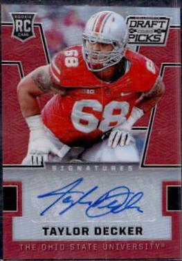 Taylor Decker [Autograph Red Prizm] #232