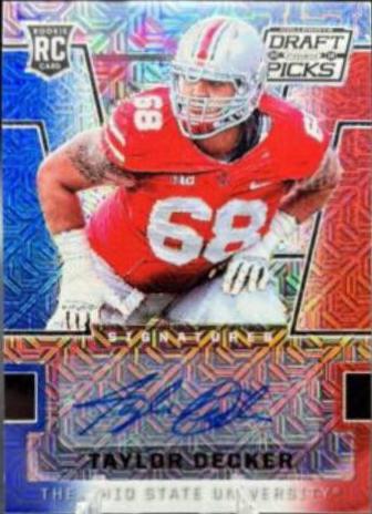 Taylor Decker [Autograph Red White and Blue Mojo Prizm] #232