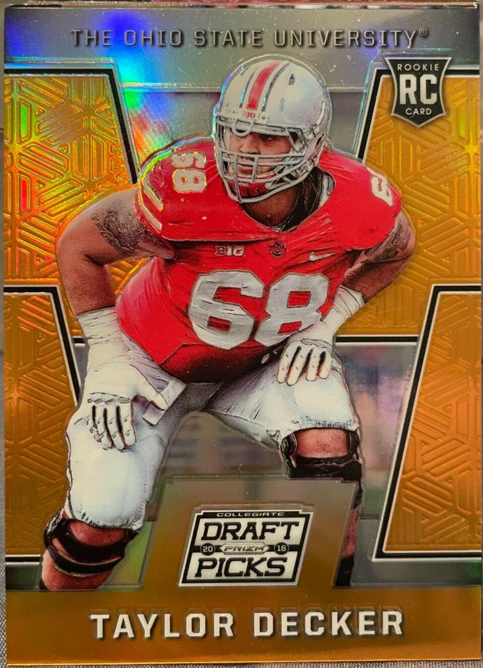 Taylor Decker [Orange Prizm] #232