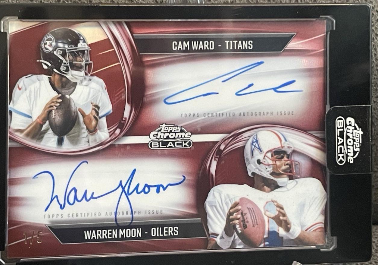 Cam Ward / Warren Moon [Red Refractor] #PBDA-CWMO