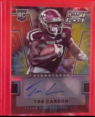 Tra Carson [Autograph Tie Dyed Prizm] #194