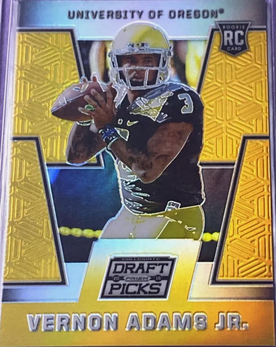 Vernon Adams Jr. [Gold Prizm] #250