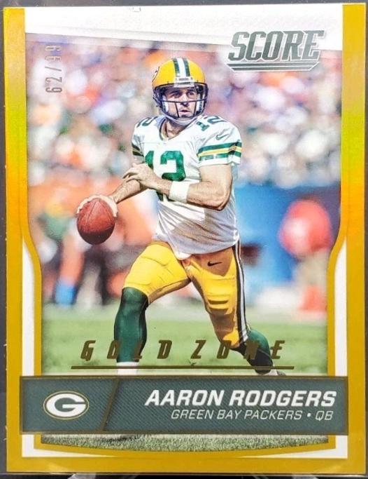 Aaron Rodgers [Jumbo Gold Zone] #117