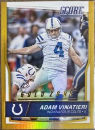 Adam Vinatieri [Jumbo Gold Zone] #147