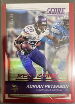 Adrian Peterson [Jumbo Red Zone] #180