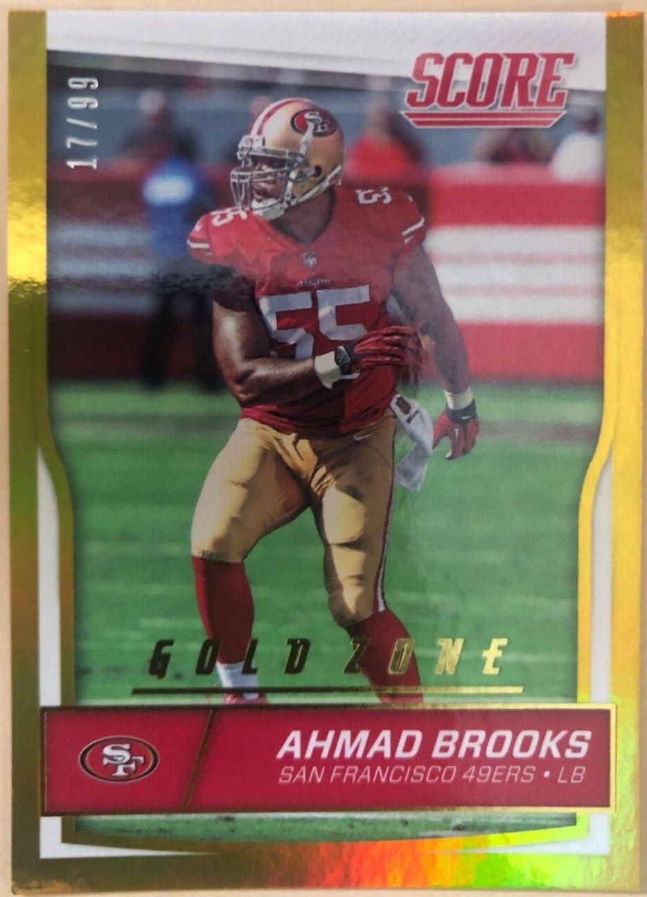 Ahmad Brooks [Jumbo Gold Zone] #280