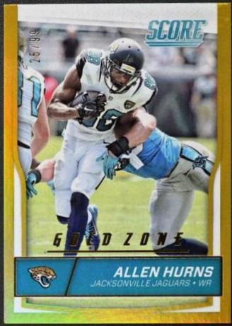 Allen Hurns [Jumbo Gold Zone] #152