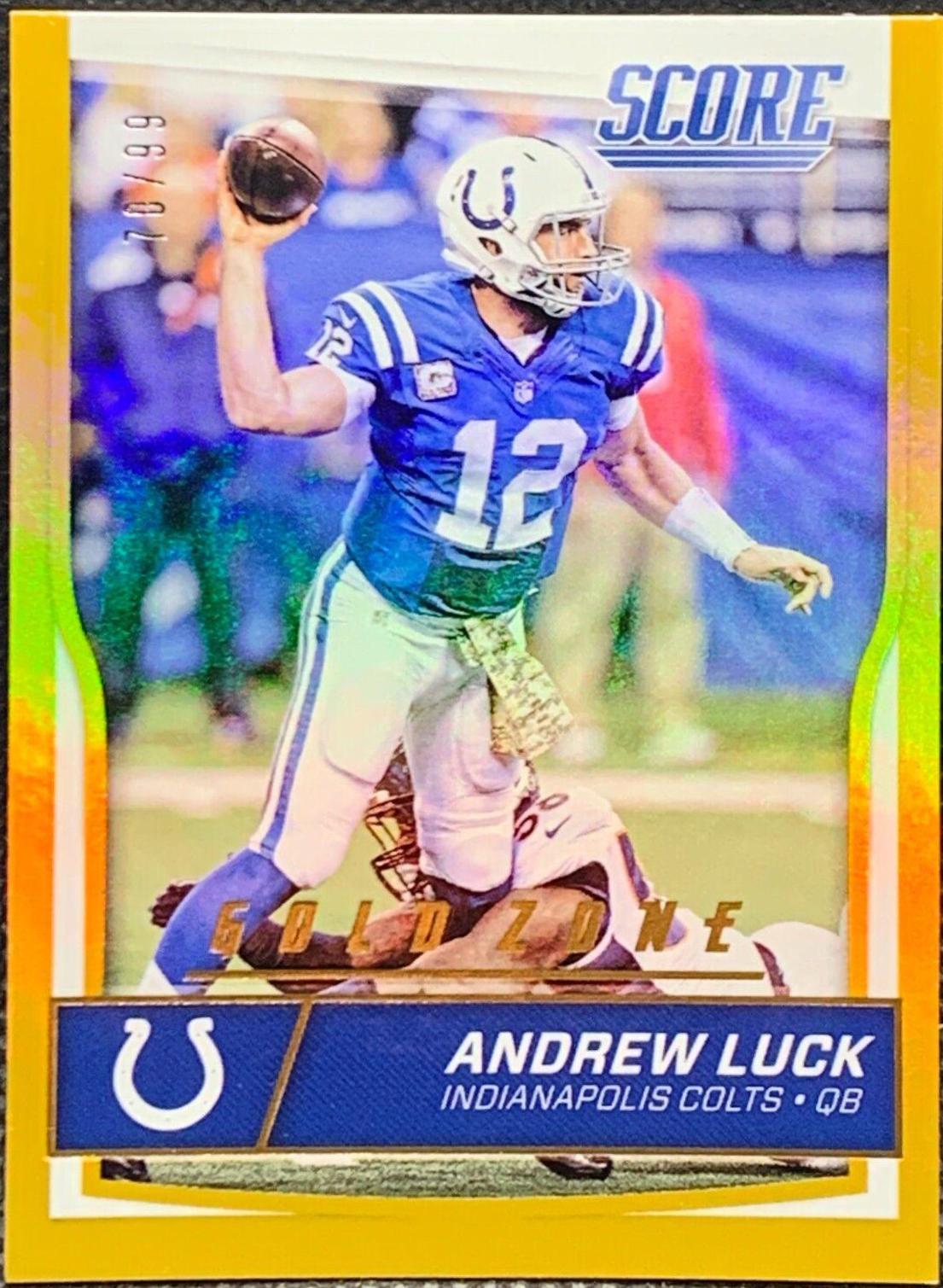 Andrew Luck [Jumbo Gold Zone] #137