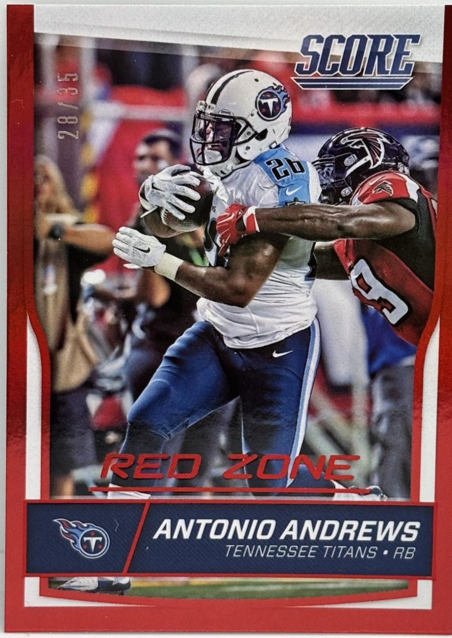 Antonio Andrews [Jumbo Red Zone] #312