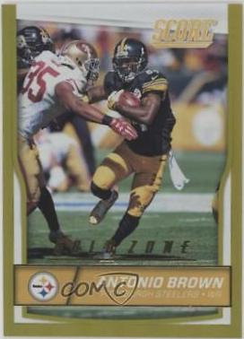 Antonio Brown [Jumbo Gold Zone] #253